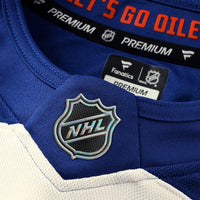 Edmonton Oilers Fanatics Light Beige Alternate Premium Jersey
