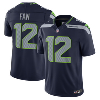 Seattle Seahawks 12s Nike College Navy Team Vapor F.U.S.E. Stitched Limited Jersey