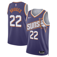 Phoenix Suns Nike Icon Edition Swingman Jersey - Purple - Miles Bridges