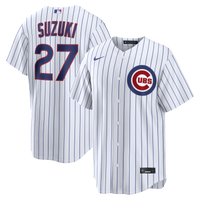 Chicago Cubs Seiya Suzuki Nike White Home Replica Jersey