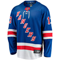 New York Rangers Alexis Lafreniere Fanatics Blue Home Breakaway Jersey