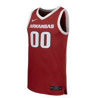 Nike #00 Cardinal Arkansas Razorbacks Replica Basketball Jersey
