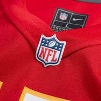 Kansas City Chiefs Justin Fields Nike Red Game Jersey