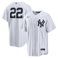New York Yankees Ben Rice Nike White Home Replica Jersey