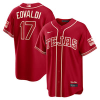 Texas Rangers Nathan Eovaldi Nike Red 2026 City Connect Stadium Jersey