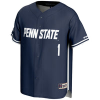 GameDay Greats #1 Navy Penn State Nittany Lions Lightweight Baseball Fashion Jersey