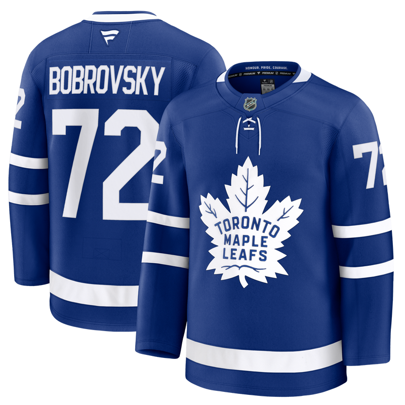 Toronto Maple Leafs Sergei Bobrovsky Fanatics Blue Home Premium Jersey