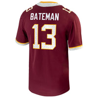 Nike Rashod Bateman Maroon Minnesota Golden Gophers Player Game Jersey
