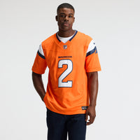 Denver Broncos Patrick Surtain II Nike Orange Team Vapor F.U.S.E. Stitched Limited Jersey