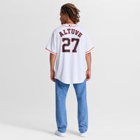 Houston Astros Jose Altuve Nike White Home Replica Jersey