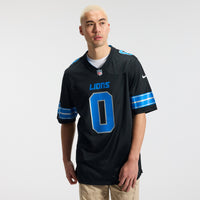 Detroit Lions Jahmyr Gibbs Nike Black 2nd Alternate Game Player Jersey