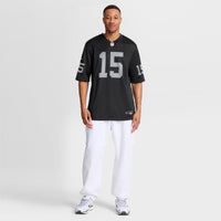 Las Vegas Raiders Fernando Mendoza Nike Black 2026 NFL Draft First Round Pick No. 1 Team Game Jersey