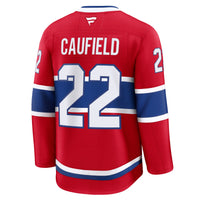 Montreal Canadiens Cole Caufield Fanatics Red Home Premium Jersey