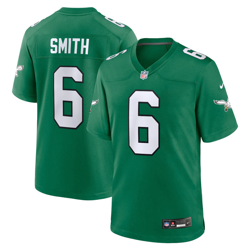Philadelphia Eagles DeVonta Smith Nike Kelly Green Alternate Game Player Jersey