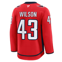 Washington Capitals Tom Wilson Fanatics Red Home Premium Jersey