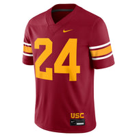 Nike #24 Cardinal USC Trojans Alternate Game Jersey