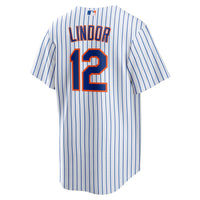 New York Mets Francisco Lindor Nike White Home Replica Player Jersey