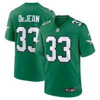 Philadelphia Eagles Cooper DeJean Nike Kelly Green Alternate Game Jersey