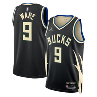 Milwaukee Bucks Jordan Brand Statement Edition Swingman Jersey - Hunter Green - Kel'el Ware
