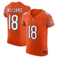 Chicago Bears Caleb Williams Nike Orange Alternate Vapor F.U.S.E. Elite Jersey