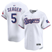 Texas Rangers Corey Seager Nike White Home Limited Player Jersey