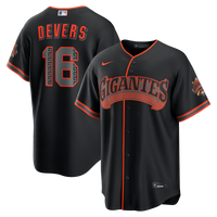 San Francisco Giants Rafael Devers Nike Black Alternate Stadium Jersey