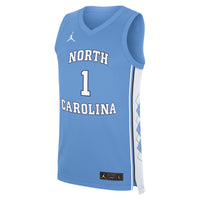 Jordan Brand Carolina Blue North Carolina Tar Heels Road Replica Basketball Jersey