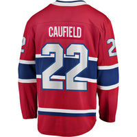 Montreal Canadiens Cole Caufield Fanatics Red Home Breakaway Replica Jersey
