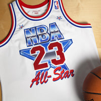 NBA All-Star East Michael Jordan 1991 Authentic Jersey by Mitchell & Ness - White -