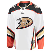 Anaheim Ducks Fanatics White Breakaway Away Jersey