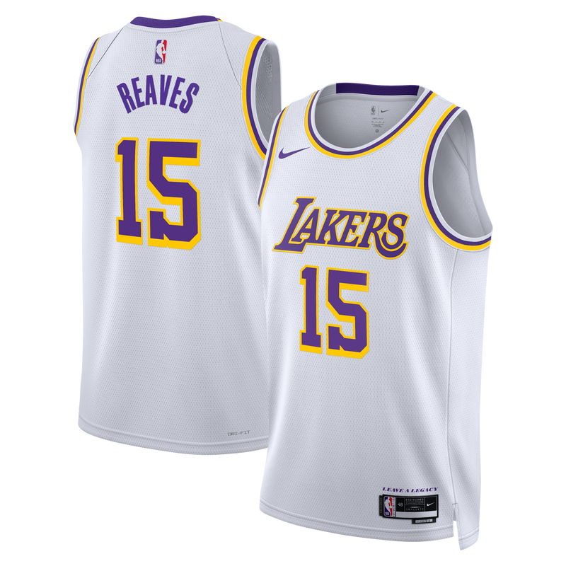 Los Angeles Lakers Nike Association Edition Swingman Jersey - White - Austin Reaves