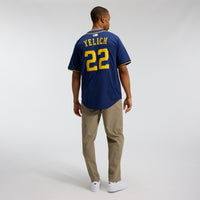 Milwaukee Brewers Christian Yelich Nike Navy Alternate Limited Jersey