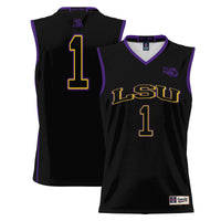 Male GameDay Greats #1 Black LSU Tigers Lightweight Basketball Jersey