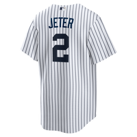 New York Yankees Derek Jeter Nike White Home Retired Player Replica Jersey