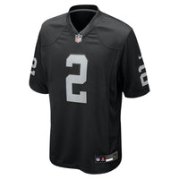 Las Vegas Raiders Ashton Jeanty Nike Black Team Game Jersey