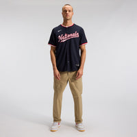 Washington Nationals James Wood Nike Navy Alternate Limited Player Jersey