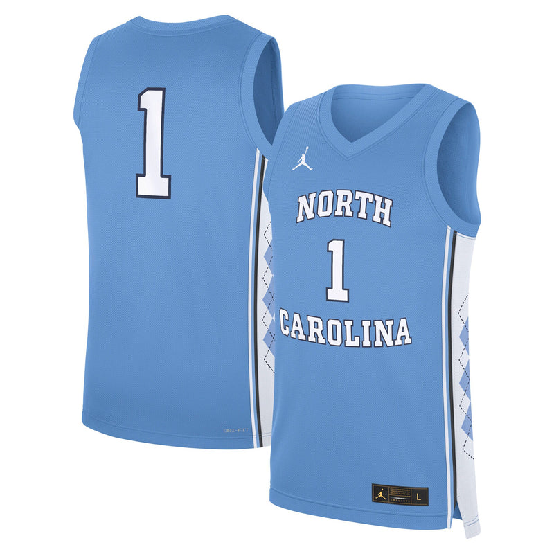 Jordan Brand Carolina Blue North Carolina Tar Heels Road Replica Basketball Jersey