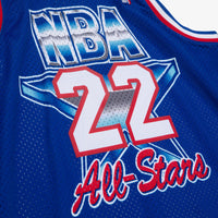 NBA Mitchell & Ness Clyde Drexler 1992 All-Star West Authentic Jersey - Royal Blue