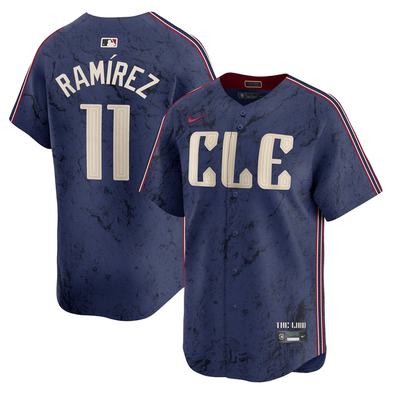 Cleveland Guardians José Ramírez Nike Navy City Connect Limited Player Jersey