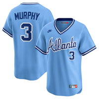 Atlanta Braves Dale Murphy Nike Light Blue Throwback Cooperstown Collection Limited Jersey