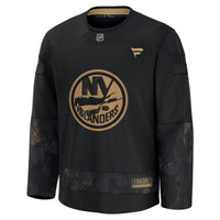 New York Islanders Fanatics Black 2024 Military Appreciation Practice Jersey