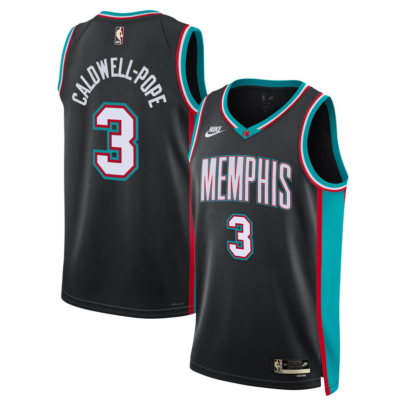 Memphis Grizzlies Nike Classic Edition Jersey - Black - Kentavious Caldwell-Pope