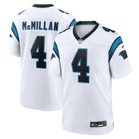 Carolina Panthers Tetairoa McMillan Nike White Game Jersey