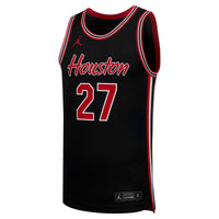 Jordan Brand #27 Black Houston Cougars Replica Basketball Jersey