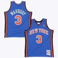 New York Knicks Mitchell & Ness Stephon Marbury 2006 Swingman Authentic Jersey - Royal Blue