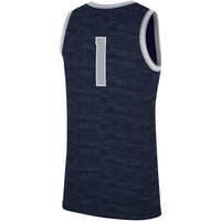 Nike #1 Navy Georgetown Hoyas Replica Jersey