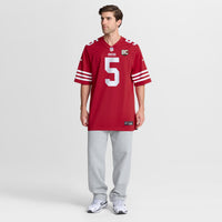 San Francisco 49ers Mike Evans Nike Scarlet 80th Anniversary Game Jersey