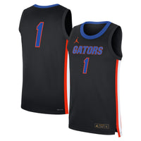 Jordan Brand #1 Black Florida Gators Alternate Replica Jersey