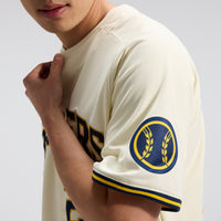 Milwaukee Brewers William Contreras Nike Cream Home Limited Player Jersey
