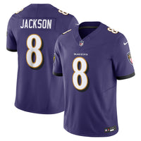 Baltimore Ravens Lamar Jackson Nike Purple Vapor F.U.S.E. Limited Jersey